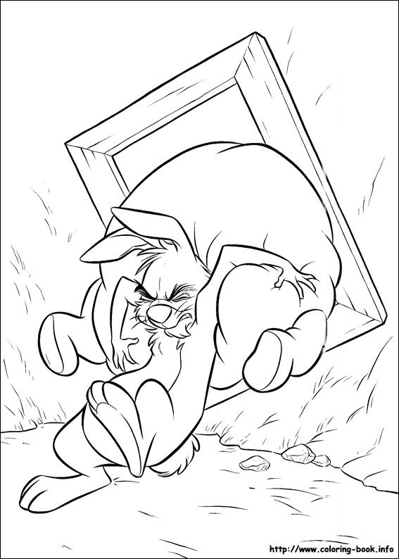 Winnie the Pooh coloring picture